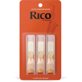 D’Addario Woodwinds Alto Saxophone Reeds, #2.0, 25-Count Single Reeds