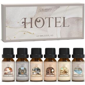 Salubrito Citrus Essential Oils Set for Diffuser, Fragrance Oil | Sweet Orange, Bergamot, Lemon, Grapefruit, Mandarin Orange, Lime Scented Oil for Soap Making, Candle Making in Kuwait