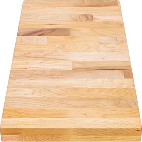 DuraSteel Maple Butcher Block Countertop - 30 x 24 Work Bench Top - Solid Wood Table Top for Cabinet, Kitchen, Restaurant, Coffee, Bar Table - Optional Base Leg Units