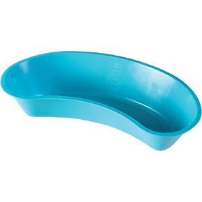 DMI Emesis Basin, Autoclavable, Kidney Shaped, Durable Design, Visual Measurements, Made in USA