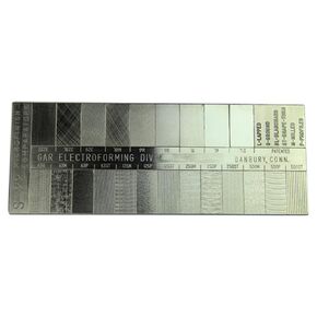 GAR S-22 22 Speciman Surface Roughness Comparator (AS9000 Compliant)