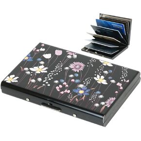 BONSYL® RFID Slim Metal Credit Card Holder Wallet for Ladies and Men,Credit Card Caes for Against Electronic Pickpockets & Identity Theft.
