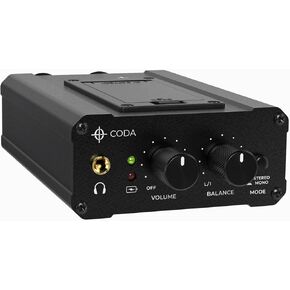 CODA in-Ear Monitor Headphone Amplifier for Clear Audio - Professional IEM System - Portable and Durable to Help You and Your Band Achieve The Best Possible Performance