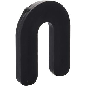 Black 1/4" x 2" Plastic Horseshoe Shims Pack of 100