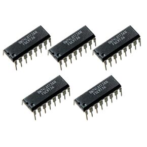 5pcs SN74LS173N SN74LS173A 74LS173 4-Bit D-Type Registers with 3-State Outputs IC Chips 5V,DIP-16.