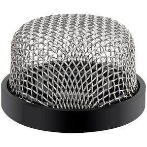 Marine Aerator Screen Strainer Stainless Steel Mesh 3/4Inch -14, Compatible with Livewell Pump Impellers in Aeration System, A/C Water Drain Line, Industrial Plumbing Inline Strainers (1 Pc)
