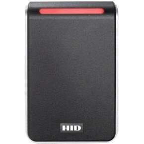 HID 40NKS-02-000000 Signo 40 Wall Mount Reader, 13.56MHz Profile, OSDP/Wiegand, Pigtail, Mobile Ready, Black with Silver Trim (Replaces R40, RP40)