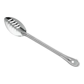 OCS Parts Professional Series Slotted Basting Spoon | 11-Inch | Stainless Steel Stirring and Basting Spoon for Home and Commercial Kitchens | Perfectly Drains Liquid and Sauces