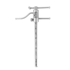 Premium Dental Orthodontic Gauge - VDO Gauge - Venus Apollo Dental Orthodontic Gauge - Bracket Height Moveable Adjustable Locator and for Measuring Vertical Dimension of Occlusion