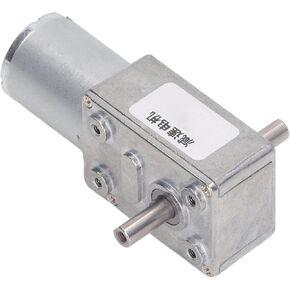 Worm Gear Motor, 12mm Double Shaft Self Locking Reversible High Torsion Worm Speed Reduction, High Speed Reduction Motor with Motor 12v, for Label Machines, for Ovens, Ect