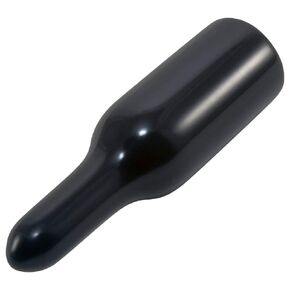 Caplugs EZ-240-12 EZ Series – Vinyl EZ Pull-Tab Cap, 800 Pack, Black Plastic, 0.240" Cap W x 0.125" Tip W Protective Closures, Thread Protectors, Moisture Seals, Masking, Plating, Color Coding