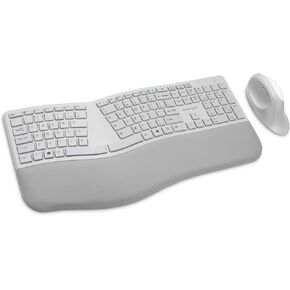 Kensington Pro Fit Ergonomic Wireless Keyboard and Mouse - Grey (K75407US)