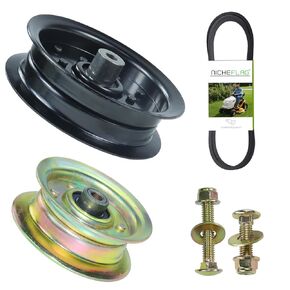 532196106 Idler Pulley with Idler Pulley 532177968 592855001/598559101 A99 Belt Replaces 196106 Idler Pulley Craftsman, Idler Pulley 532177968, 197379, 496106, 5321961-06, Oregon 34-901
