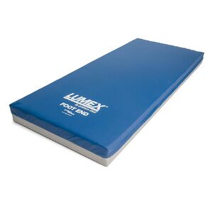 Lumex Select Foam Hospital Bed Mattress with Firm Side Rails & Soft Heel, 35x80", LS150-35