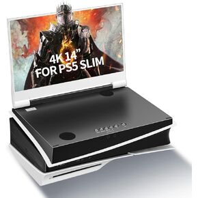 G-STORY 15.6" Inch IPS 2K 120Hz Portable Monitor Gaming Display Integrated with PS5(not Included) 2560X1440 with 2 HDMI Ports,FreeSync,Built-in 2 of Multimedia Stereo Speaker,UL (2K&120Hz)