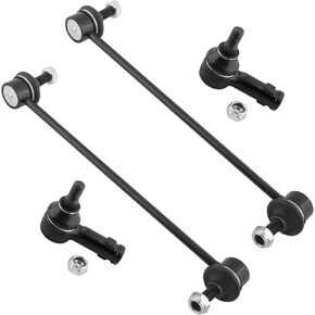 4 قطعة طقم تعليق أمامي خارجي قضبان ربط + قضيب موازن وصلة قضيب Sway مناسب لميتسوبيشي لانسر 2008-2017، أوتلاندر 2007-2019، لأوتلاندر سبورت 2011-2019 استبدال # ES800471 K80258 in Kuwait