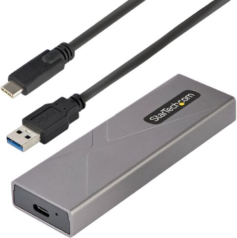 حاوية StarTech.com USB-C 10Gbps M.2 NVMe PCIe SSD - حافظة M.2 PCIe M-Key خارجية متينة من الألومنيوم بتصنيف IP67 - قراءة/كتابة بسرعة 1 جيجابايت/ثانية - تدعم 2230/2242/2260/2280 - متوافقة مع TB3 - Mac/ الكمبيوتر الشخصي (M2E1BRU31C) in Saudi Arabia