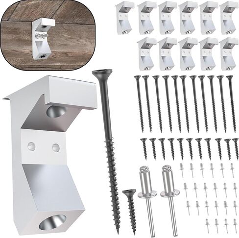 Squeaky Floor Repair Kit, High-Quality Relief Wood Floor Repair Tool Can be Safely Used on Any 5/8 inch subfloor, Effectively Reattach Subfloor to Joists, Eliminating Noisy Floor Sounds (6 Pack) in Saudi Arabia