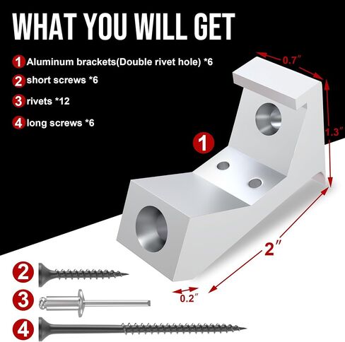Squeaky Floor Repair Kit, High-Quality Relief Wood Floor Repair Tool Can be Safely Used on Any 5/8 inch subfloor, Effectively Reattach Subfloor to Joists, Eliminating Noisy Floor Sounds (6 Pack) in Saudi Arabia