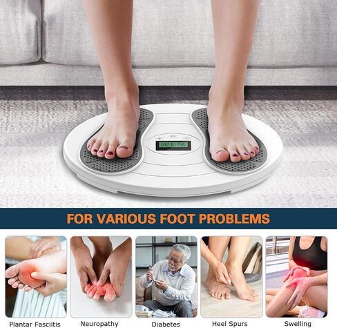 Cordless EMS Foot Massager for Neuropathy and Pain Relief – Battery-Powered Transcutaneous Electrical Foot Nerve Stimulators for Pain Plantar Relief, Improved Circulation, Muscle Relaxation in Saudi Arabia