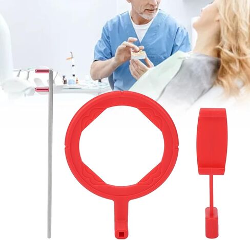Dental X Ray Film Positioning System Kit Portable Intra Oral X Ray Film Positioner Holder for Molar Red in Kuwait