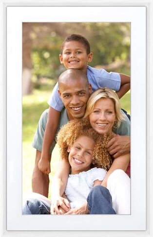 Canvas II – The Smart Art Frame with 21.5 in. HD Digital Canvas That Renders Images and Photography in Lifelike Detail | 16X24 White Frame | WiFi-Connected | Powered by NETGEAR (MC321WL) in Kuwait