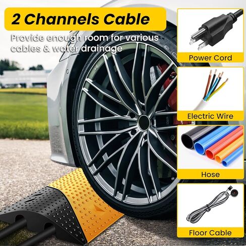 قطعتان من مطبات السرعة المطاطية مقاس 39.3 بوصة، ومطبات سرعة معيارية بقناتين بسعة تحميل تبلغ 66000 رطل، ومطبات سرعة مع 8 مثبتات مسامير ملولبة، ومطبات سرعة للطرق والممرات in Kuwait