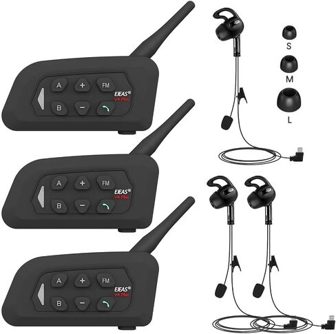 Referee Headset, USB C Interface Communication System with Headset Earphone for Volleyball Official Football Soccer Handball (3 Pack) in Saudi Arabia