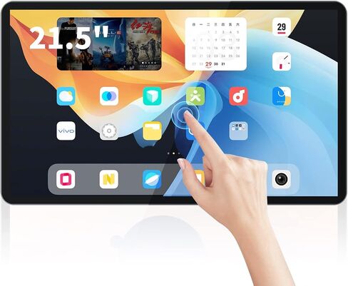 21.5 inch Android 11 Touchscreen Industrial PC, 16:9 FHD 1080P, WiFi and Built-in Speakers, RK3568 2GB RAM & 32GB ROM, Smart Board for Classroom, Meeting & Game in Saudi Arabia