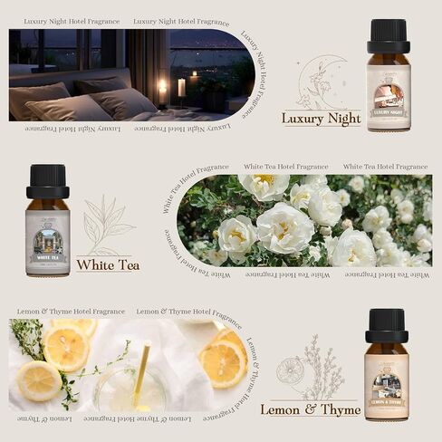 Salubrito Citrus Essential Oils Set for Diffuser, Fragrance Oil | Sweet Orange, Bergamot, Lemon, Grapefruit, Mandarin Orange, Lime Scented Oil for Soap Making, Candle Making in Kuwait