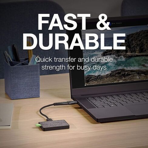 Seagate Ultra Touch HDD 1TB External Hard Drive – Black USB-C USB 3.0, 1-year Mylio Create, 4 months Adobe Creative Cloud Photography plan and Rescue Services (STHH1000400) in Saudi Arabia