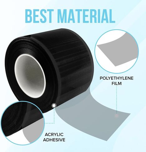 JJ CARE Barrier Film (1500 Sheets) Pink, No Sting Barrier Tape, Protective Tattoo Plastic Wrap, Self-Adhesive Barrier Film Tattoo for Dental, Tattoo, Make Up with Film Dispenser in Saudi Arabia