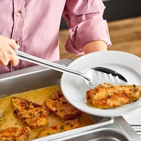 OCS Parts Professional Series Slotted Basting Spoon | 11-Inch | Stainless Steel Stirring and Basting Spoon for Home and Commercial Kitchens | Perfectly Drains Liquid and Sauces in Kuwait