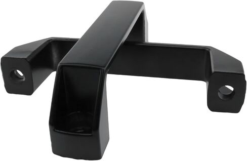 Wantane-سبائك الألومنيوم مستطيلة سحب مقبض أسود مستطيلة الصناعية مقبض سحب مقبض سبائك الألومنيوم (120 مللي متر) in Kuwait