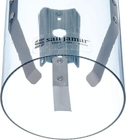 San Jamar Medium Pull-Type Cup Dispenser 4-10 Oz. Cups with Flip Cap for Restaurants, Home, And Office, Plastic, 16 Inches, Arctic Blue, (Pack of 24) in Saudi Arabia