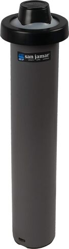 San Jamar Ez-Fit Portion Cup Dispenser كوب صلصة مع حشوات قابلة للتبديل للمطبخ والمطاعم والوجبات السريعة، بلاستيك، 16 بوصة، أسود، (عبوة من 6) in Saudi Arabia
