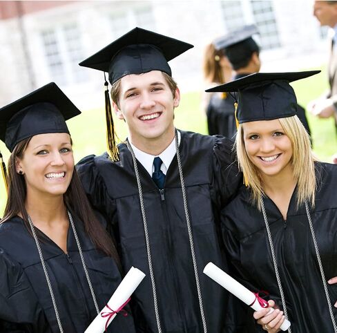Graduation Honor Cord, Gold Blue Cord with Tassels for Grad Days and Graduation Students (Gold Blue) in Saudi Arabia