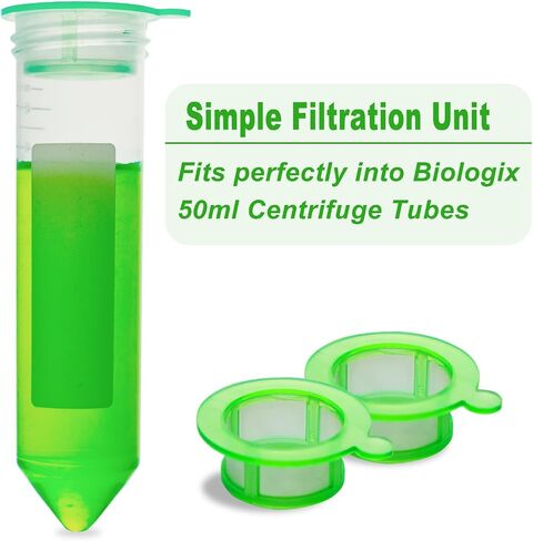 50PCS 70µm Cell Strainer Nylon Mesh Cell Screen Filter Handle, Sterile, Polypropylene Frame, 70µm Pore Size, Individually Wrapped in Saudi Arabia
