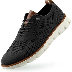 Men's Mesh Casual Sneakers Dress Oxfords Business Versatile Walking Tennis Shoes