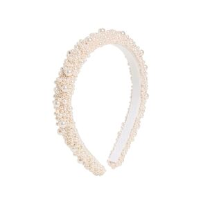 Jennifer Behr Women's Brittany Headband, Pearl, Off White, One Size
