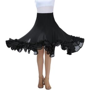 CISMARK Elegant Ballroom Dance Latin Dance Skirt for Women