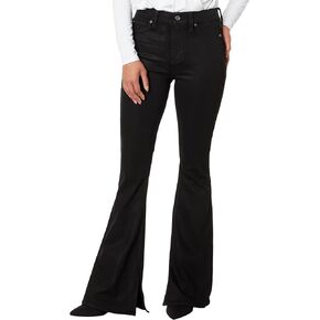 7 For All Mankind Women's High-Waste Ali with Slit in Black