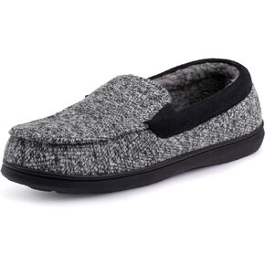 RockDove Men's Sherpa Lined SILVADUR Memory Foam Moc Slipper