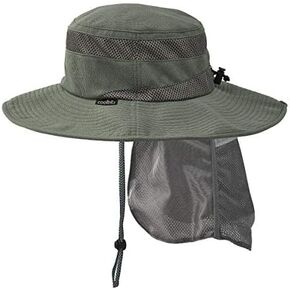 Ice Pocket Hat - Stay Cool for Hours, Cooling Hat with Ice Pocket, UV Protection Hat with Flap, US Patented Designed in Japan