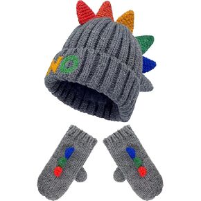 Gifts Treat Kids Beanie Hat Mittens Gloves or Scarf Set for 1-6 Years Toddlers Boys Girls