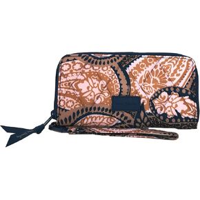 Vera Bradley Ultralight RFID Accordion Wristlet Wallet, Fern Paisley in Saudi Arabia