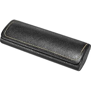 Hard Shell Eyeglass Case For Small To Medium Frames, Tailored And Padded Faux Leather