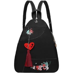 Eshow Small Backpack Purse for Women Nylon Backpack Purse - 2 Way Convertible Casual Backpacks Hobo Handbag in Kuwait