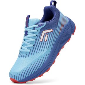 FitVille Lightweight Men's Trail Running Shoes Wide Width Walking Shoes Sneakers for Men, Max Cushioning and Arch Support
