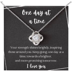 One Day at a Time - Surgery Recovery Gifts - Sobriety Gifts for Women - AA Gifts for Women - Thinking of You Gifts for Women - Divorce Gifts for Her - Cheer Up Gifts - Inspirational Gifts for Wife